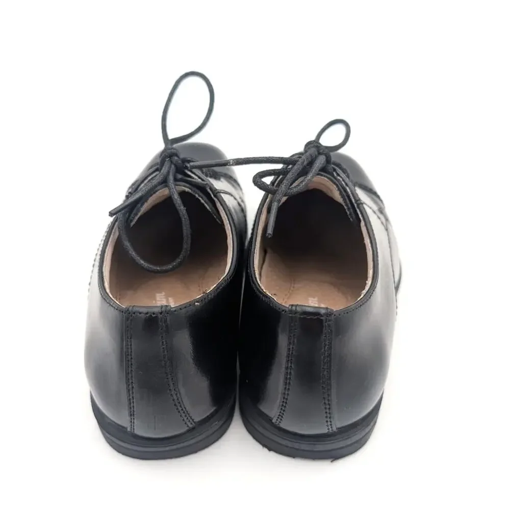 Florsheim Kids Reveal Cap Toe Oxford Dress Shoes 16599-001 Black Size US2M EU17